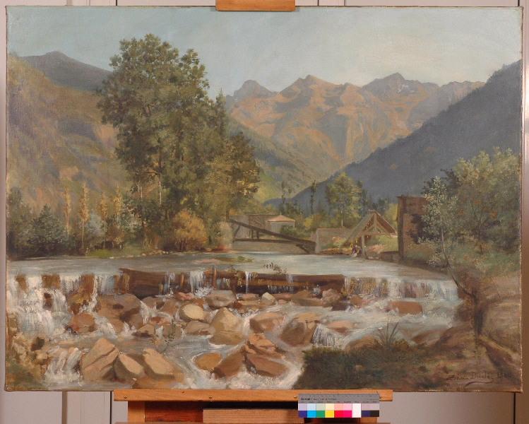 Luchon vue de la Pique