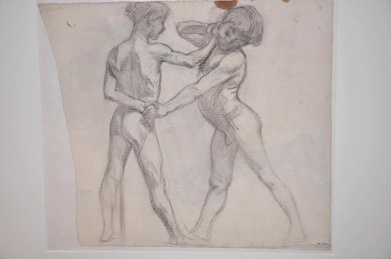 Deux jeunes garçons nus à la lutte ; Enfants ('autre titre)