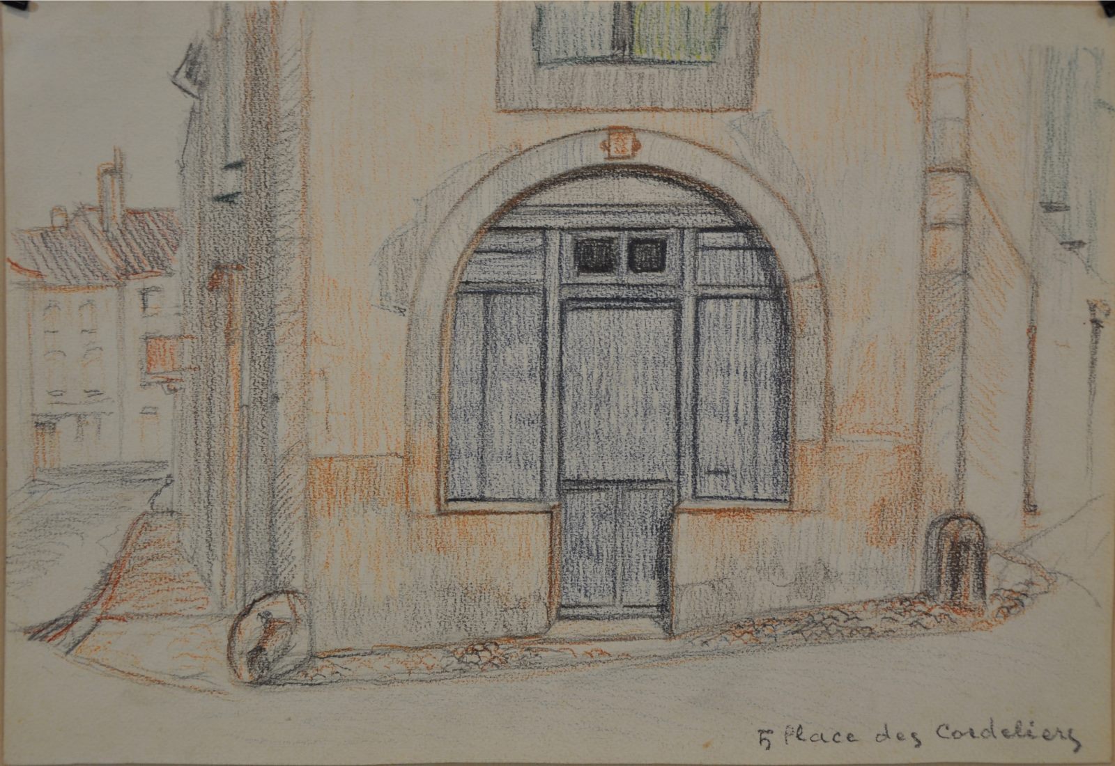 5 place des Cordeliers ; Etude de mains