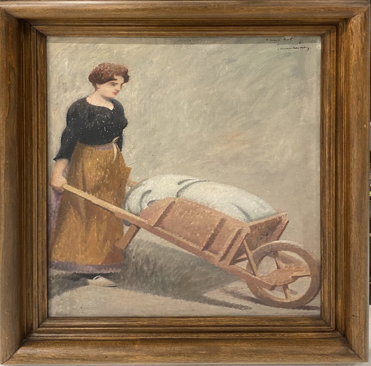 Lingère à la brouette