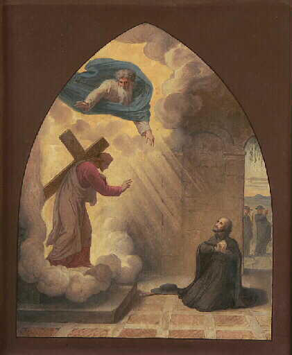 Le Christ apparaît à saint Ignace