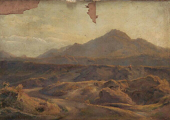 Vue des environs de Castelgandolfo