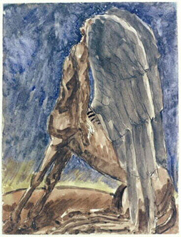 Centaure ailé mourant