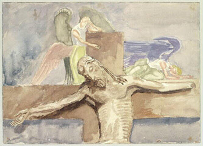Le Christ pleuré par les anges