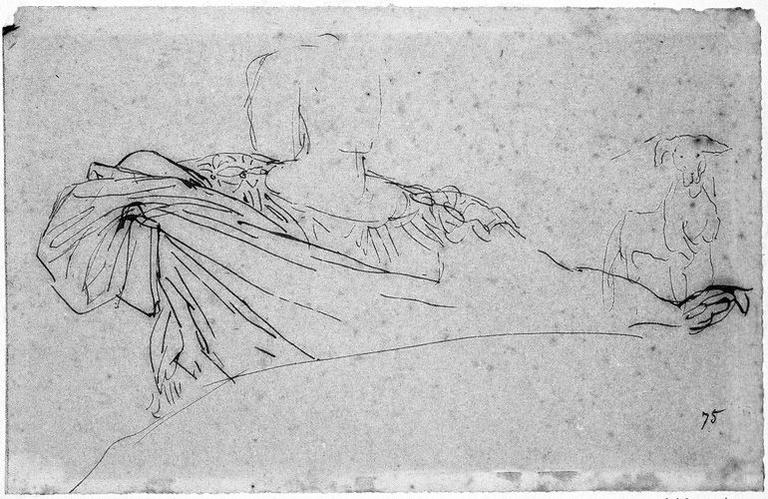 Livie (et un petit chien à droite.)