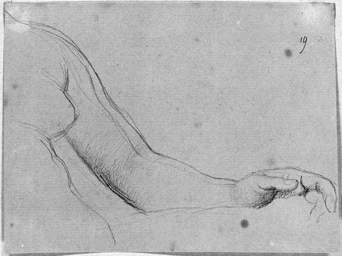 Livie (Ses bras et sein gauches, nus)