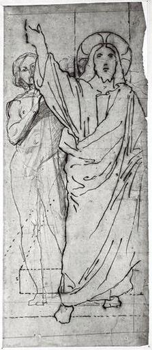 Jésus et deux apôtres