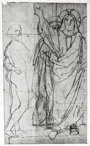 Jésus et deux apôtres