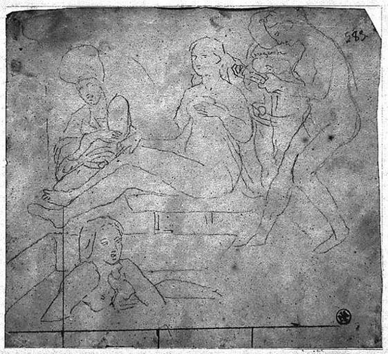 Scène orientale (D'après les gravures de Haussard et de Vitalba)