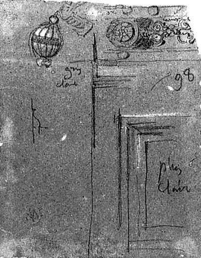 Accessoires divers (Un gland et un panneau de meuble)