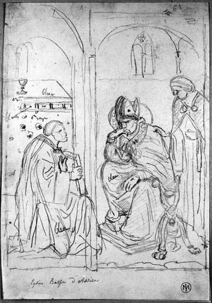 Scène de la vie de saint Martin