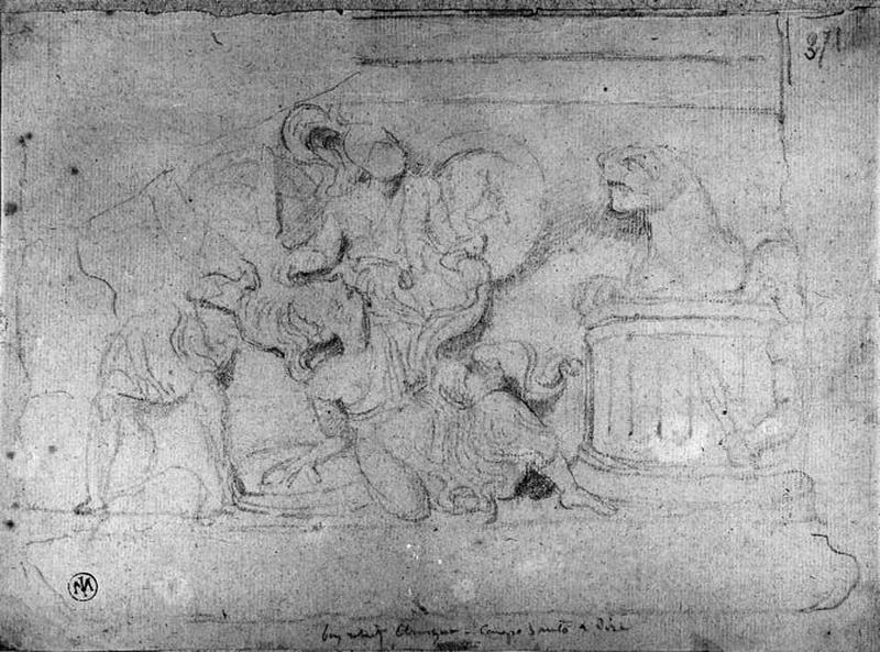 Bas-relief étrusque