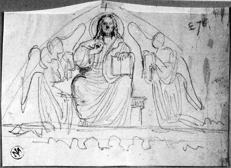 Bas-relief d'un tympan