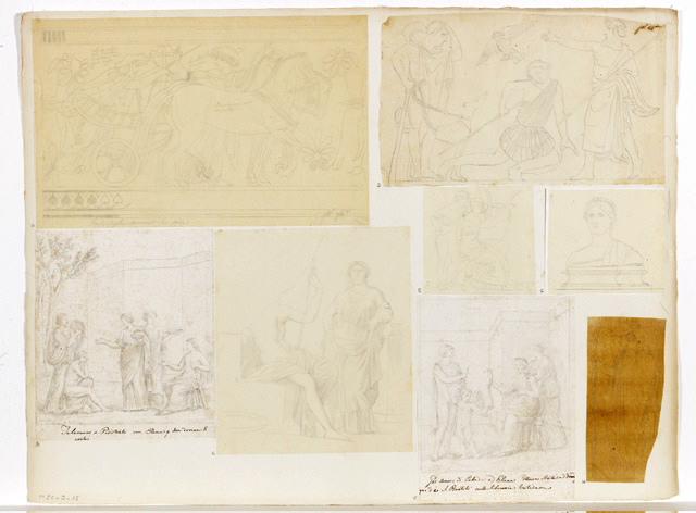 Trois Hommes (D'après une peinture de vase grec)