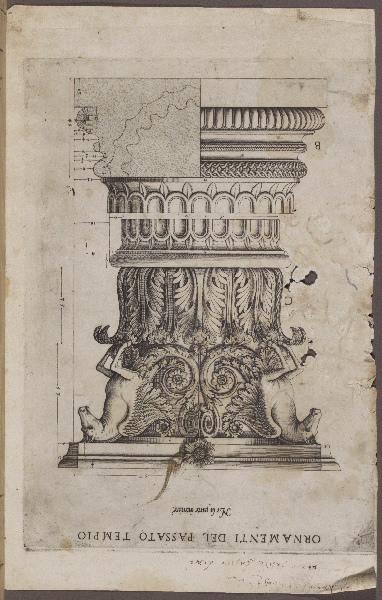 Ornamenti del passato tempio