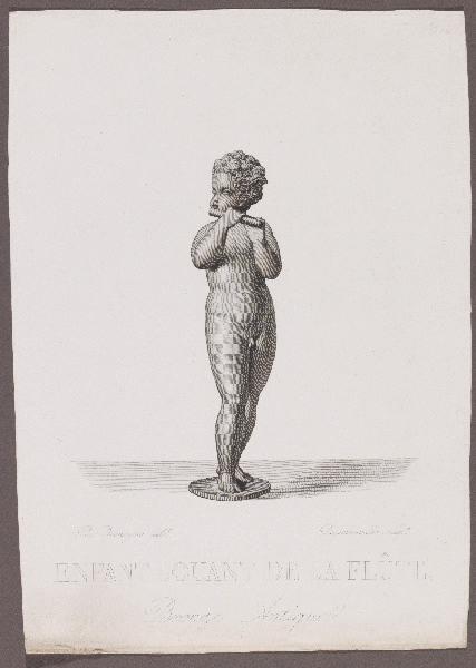Enfant jouant de la flûte