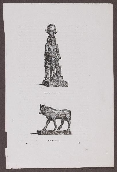 Gazette des Beaux-Arts ; Osiris Lunus Thot ; Le boeuf Apis