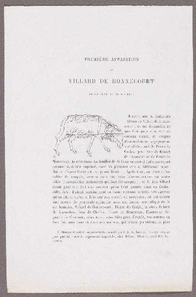Gazette des Beaux-Arts ; Villard de Honnecourt architecte du XIIIe siècle