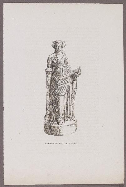 Gazette des Beaux-Arts ; Statuette antique en terre cuite