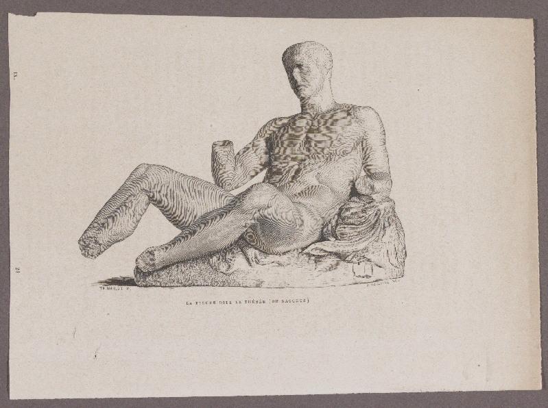 Gazette des Beaux-Arts ; La figure dite le Thésée (ou Bacchus)