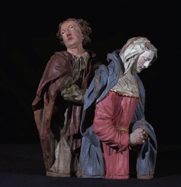Mise au Tombeau : La Vierge et saint Jean