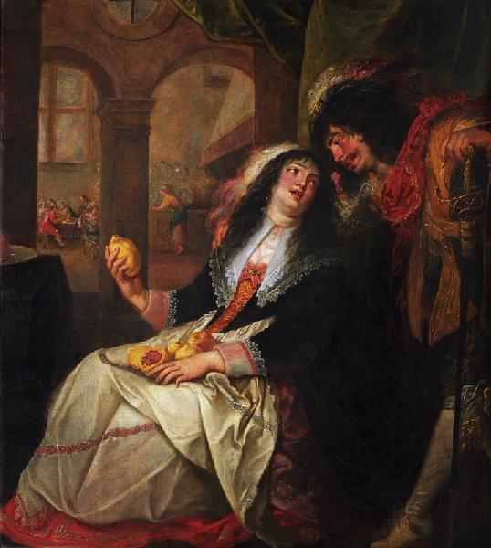 Scène galante (titre factice)