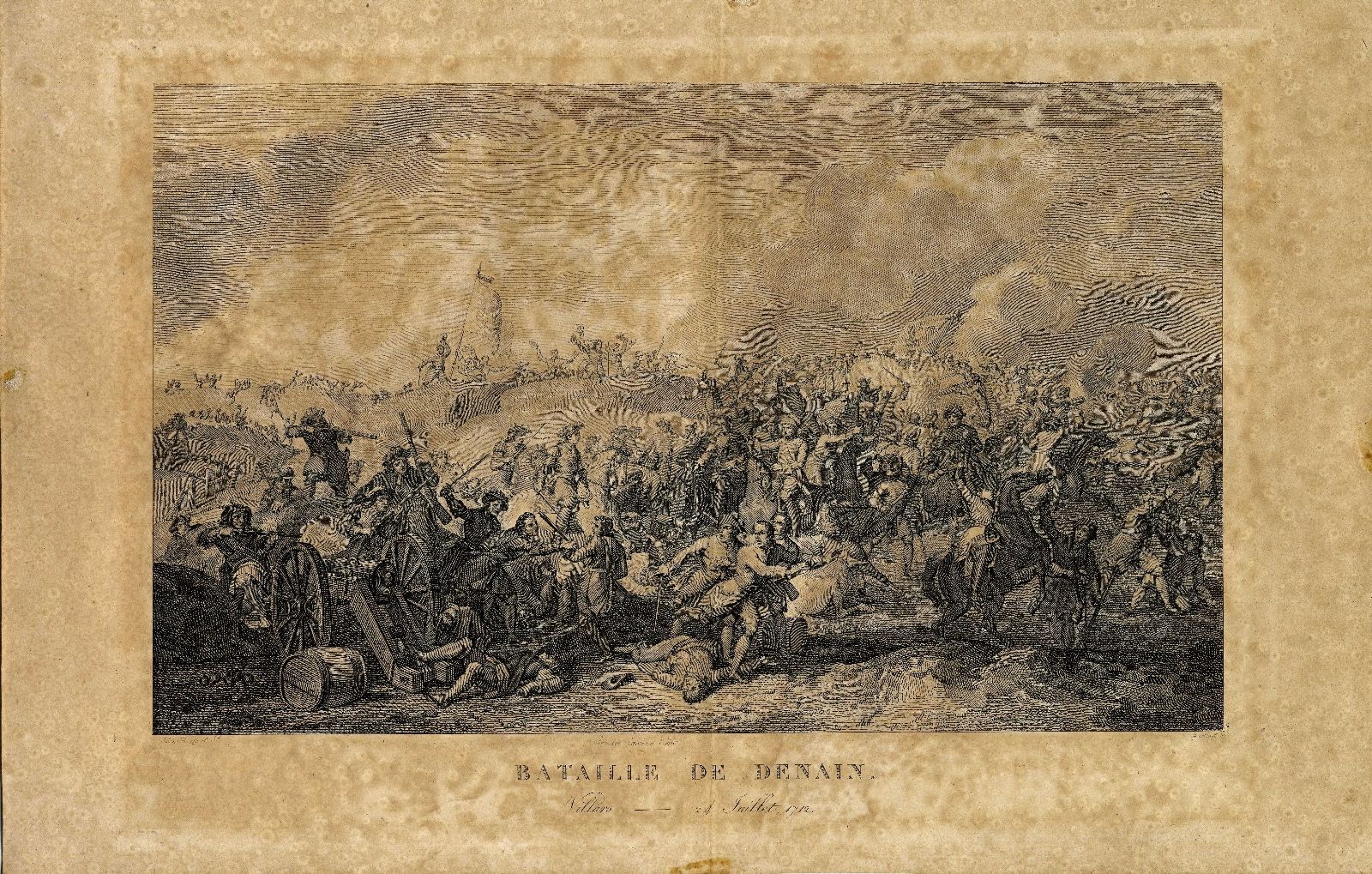 Bataille de Denain - Villars - 24 juillet 1712