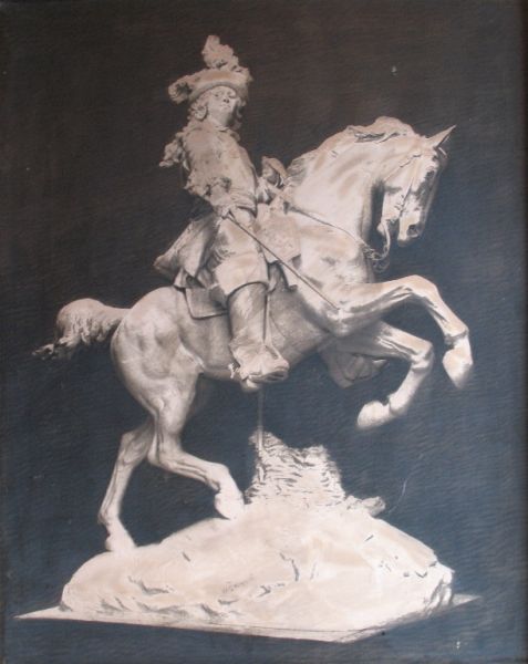 La statue du Maréchal de Villars