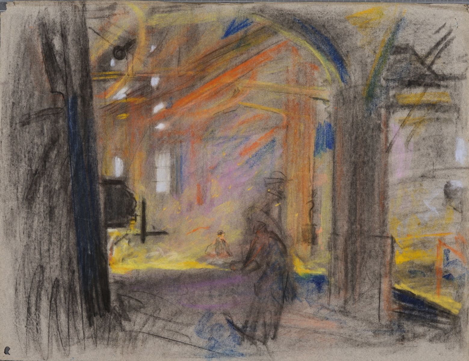 Intérieur de fonderie