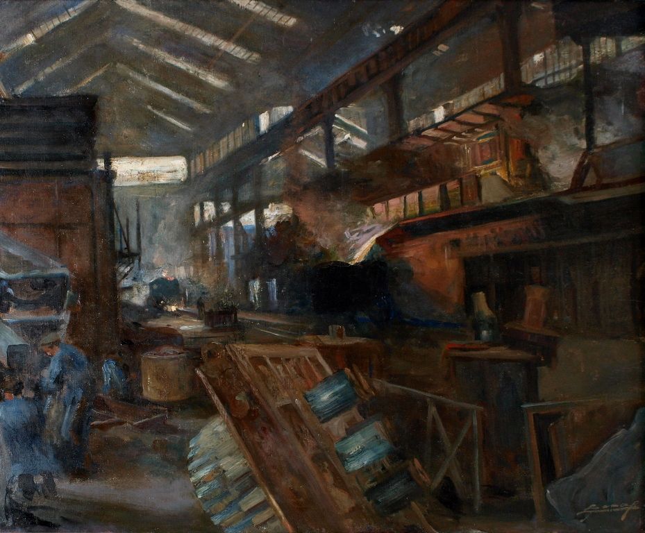 La coulée, Forges de Denain-Anzin