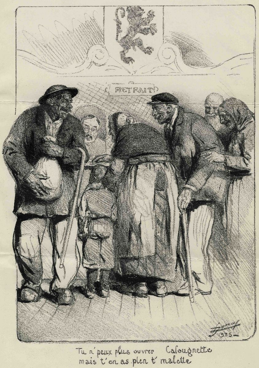 Cafougnette à la Caisse d'épargne