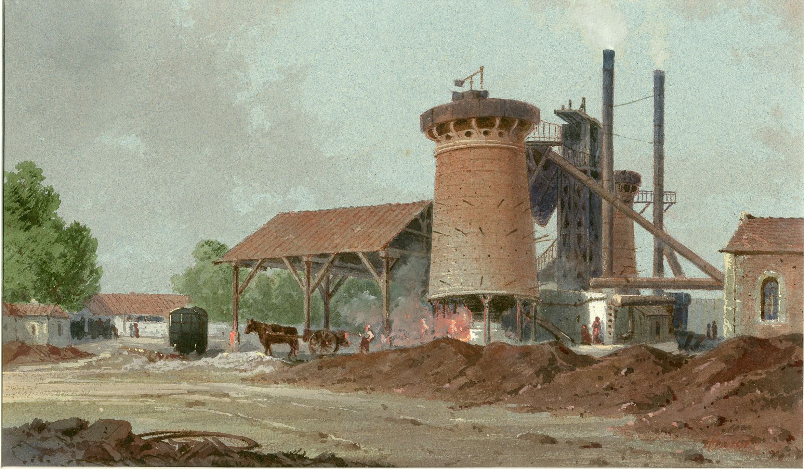 Les hauts-fourneaux de Marnaval