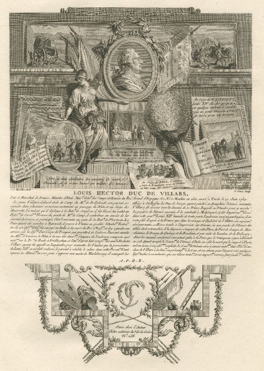 Les Illustres Français - Louis Hector Duc de Villars