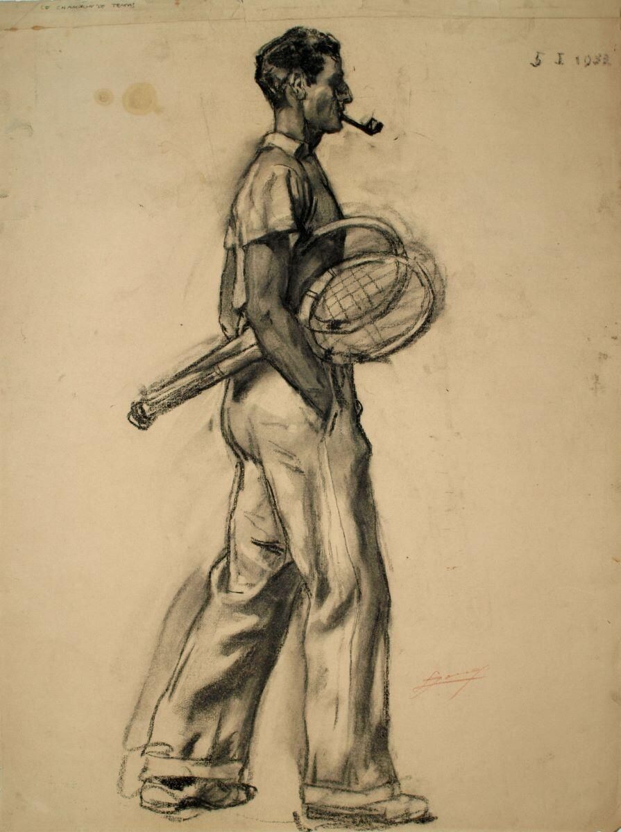 Le champion de tennis (Jacques Jonas)