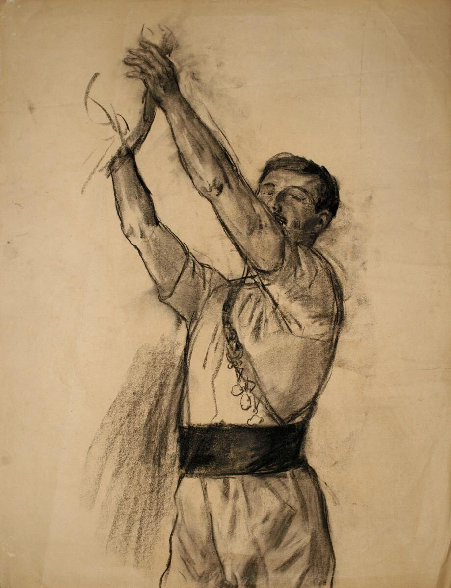 Portrait d'un gymnaste