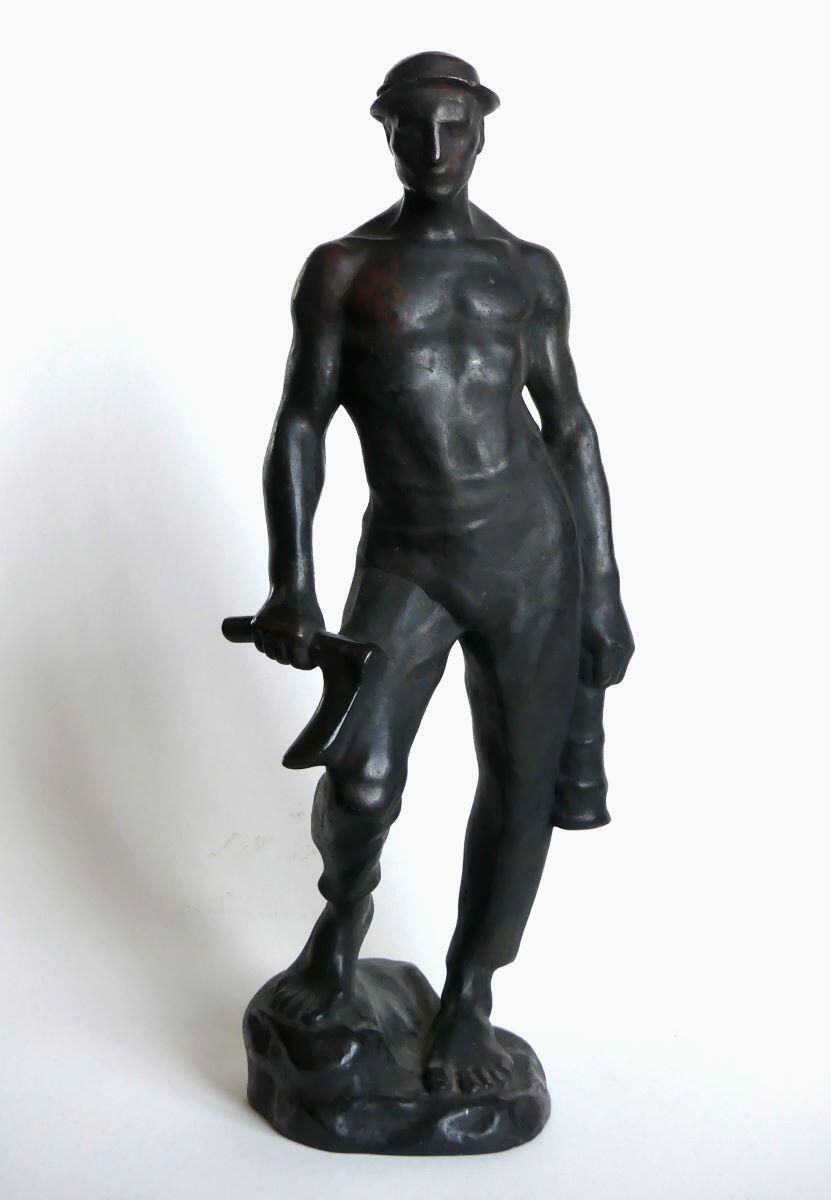 Mineur à la hache