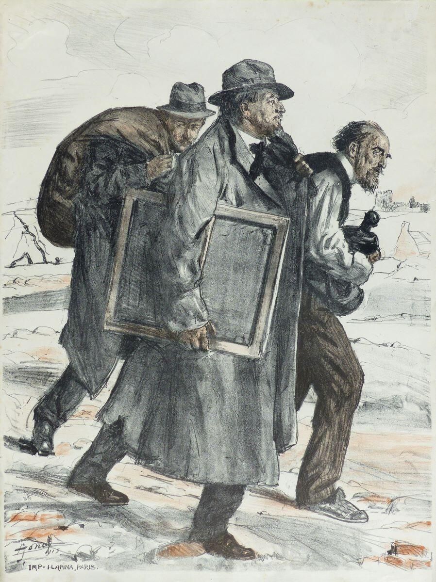 Les artistes originaires des régions envahies