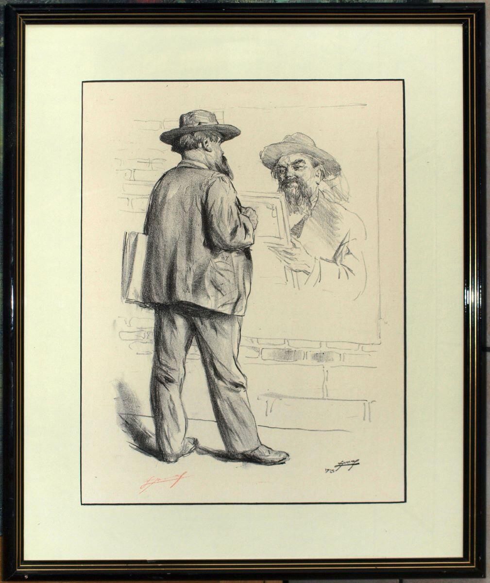 Portrait du peintre Alexandre Leleu