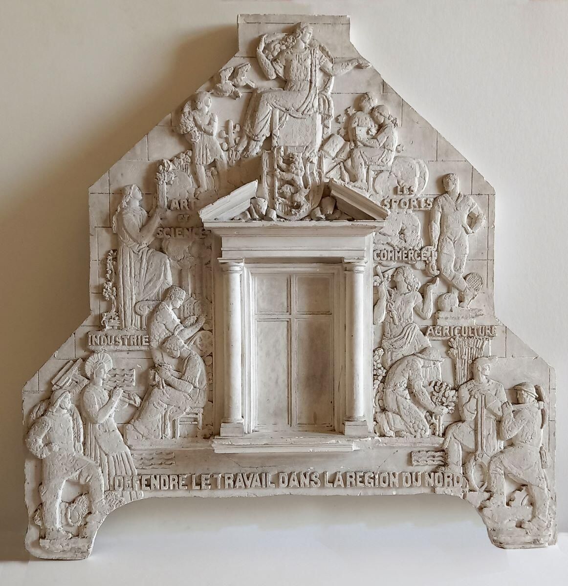 Maquette pour la façade de l'Echo du Nord à Lille
