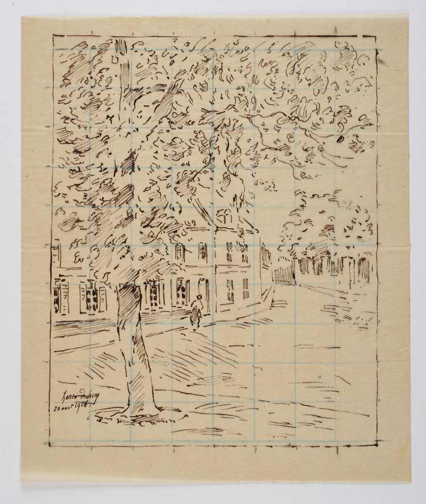 Arbre dans une rue de Douai