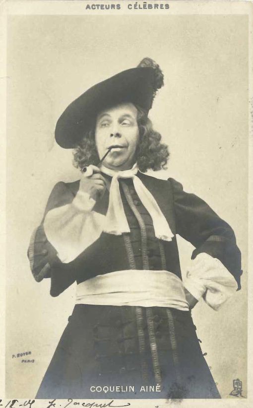Acteurs célèbres : Coquelin aîné (titre inscrit)