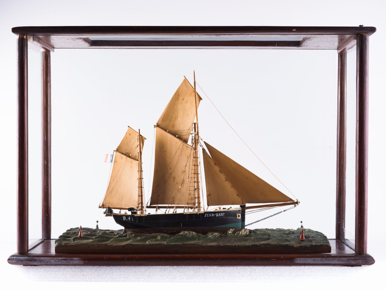 Maquette-diorama du dundée Jean Bart (titre d'usage)