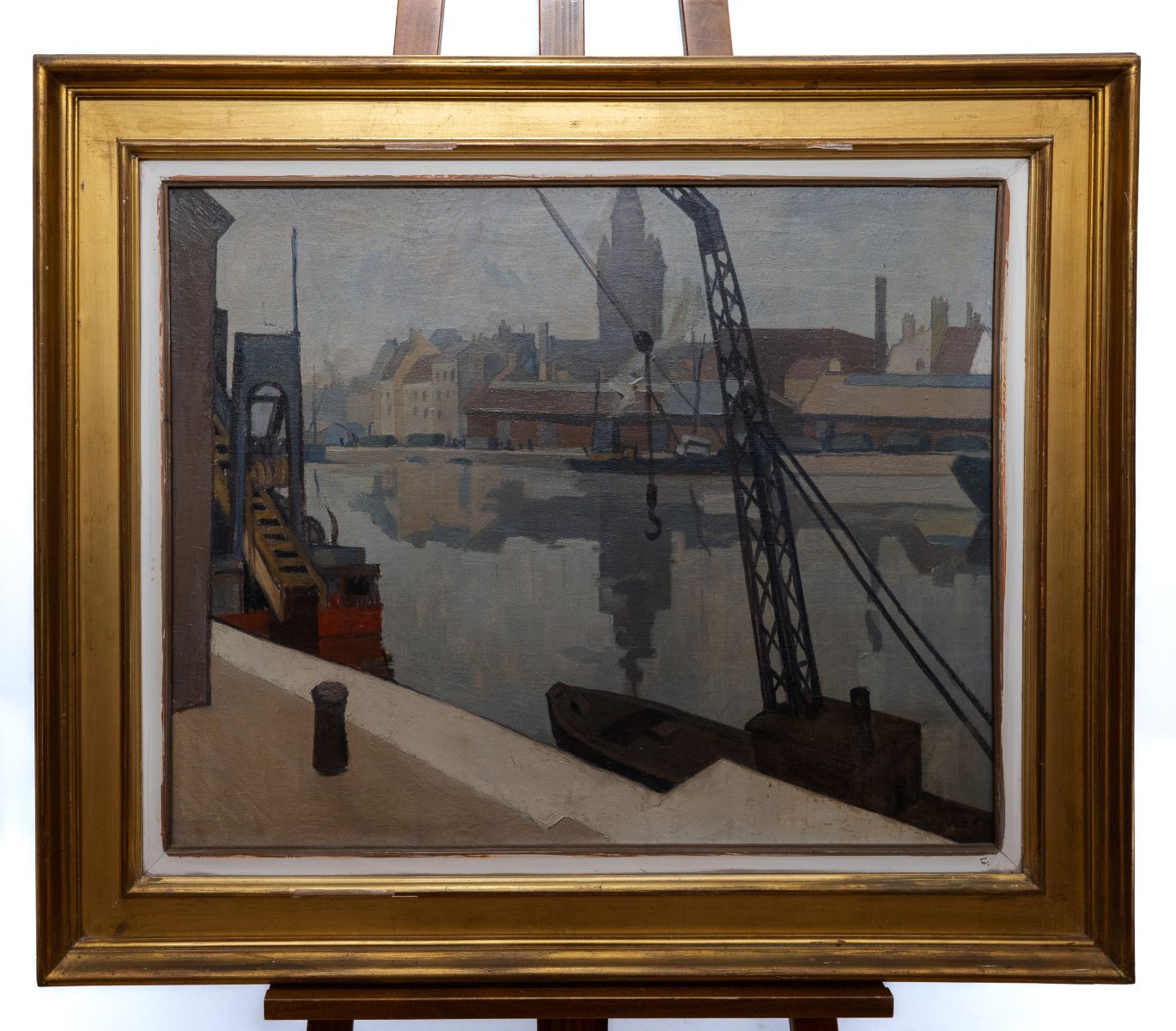 Le quai du bassin du Commerce à Dunkerque (titre attribué)