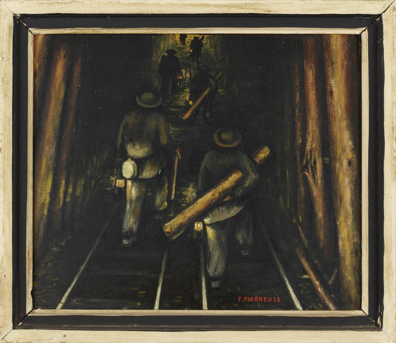 Scène de la mine
