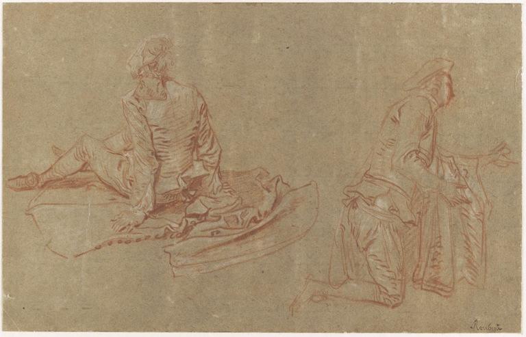 Deux études d'un homme ; Deux hommes