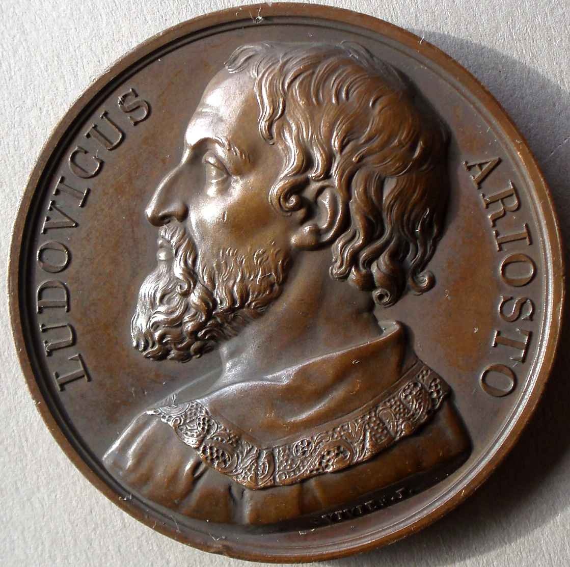 Médaille à Louis Ariosto, série numismatique -1822