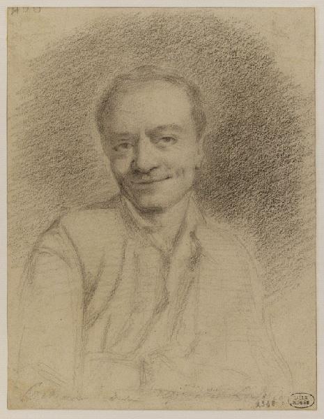 Portrait de Maurice Quentin de La Tour ; Portrait d'homme souriant