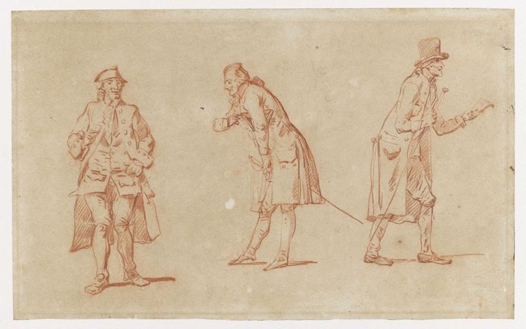 Un dessin représentant des personnages grotesques connus à Lille