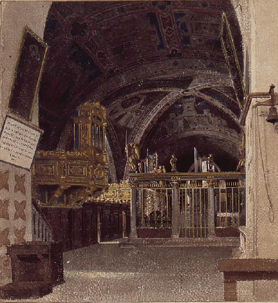Intérieur d'église en Italie