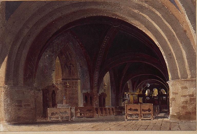 Intérieur d'église en Italie